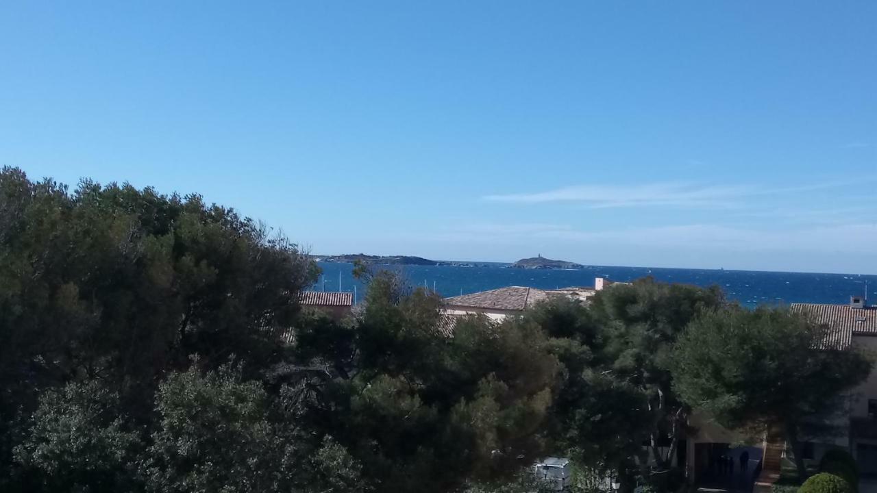 Domaine De La Coudouliere, T2 Climatise Terrasse Vue Mer Sans Vis A Vis Plage A 100M Six-Fours-les-Plages Luaran gambar