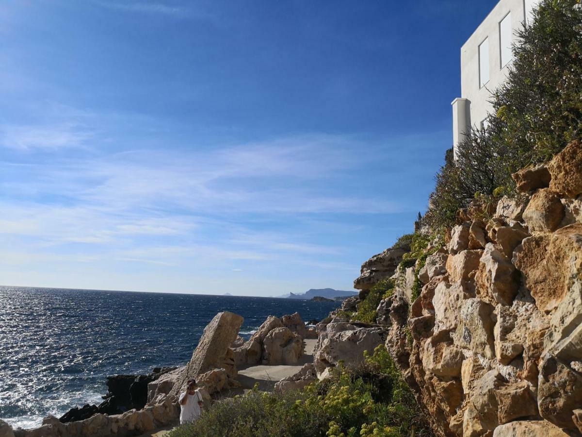Domaine De La Coudouliere, T2 Climatise Terrasse Vue Mer Sans Vis A Vis Plage A 100M Six-Fours-les-Plages Luaran gambar